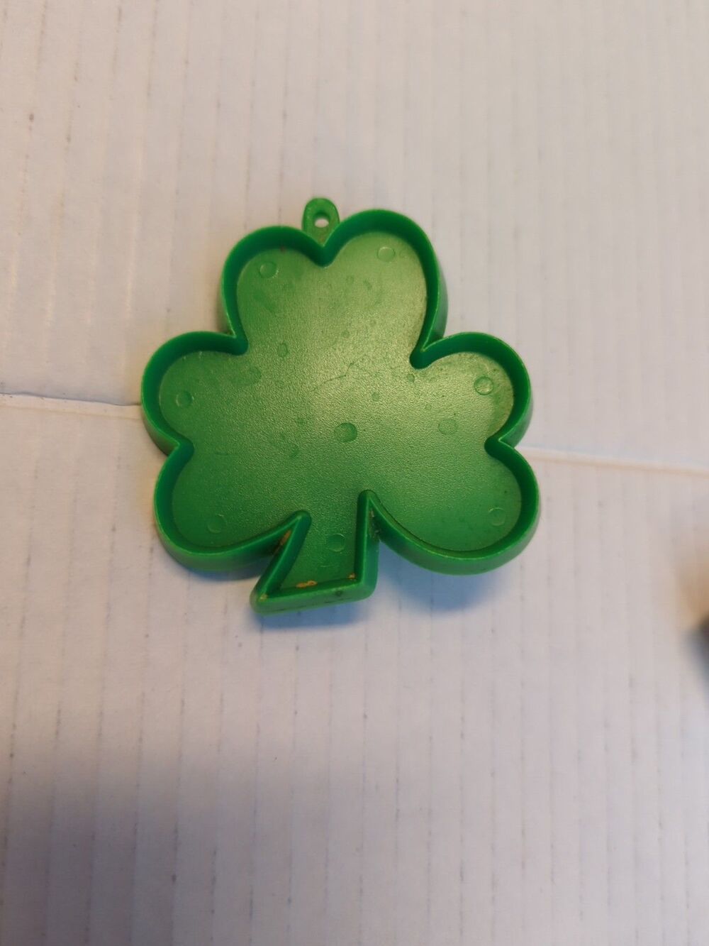 Hallmark Cards Shamrock Clover Cookie Cutter St. Patrick's Day Plastic 1979 Vtg
